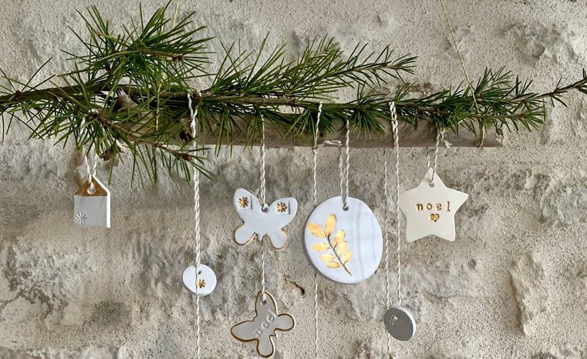 DIY : Nos décorations de Noël en pâte autodurcissante
